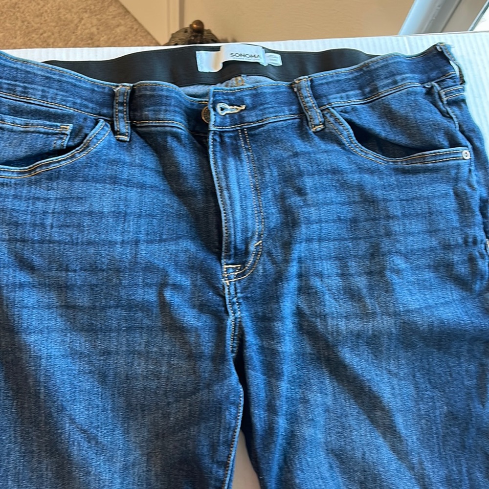 Sonoma Blue Lightly Distressed Jeans Size 16W